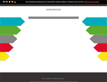 Tablet Screenshot of isohome.be